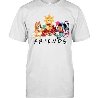 Bingo x Sundrop x Fizz Cute Friends Unisex T-Shirt