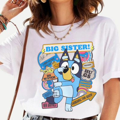 Bluey Big Sister T Shirt