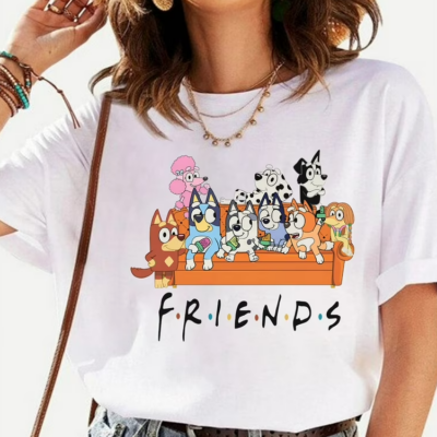 Bluey Friends Couch T Shirt