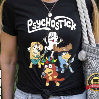 Cute Psychostick Band Bluey T-Shirt