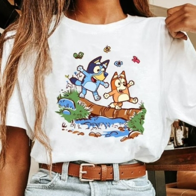 Bluey and Bingo Nature Adventure T Shirt