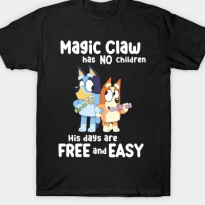 Magic Claw Bluey T Shirt