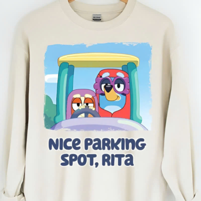 Nice Parking Spot Rita Bluey T Shirt