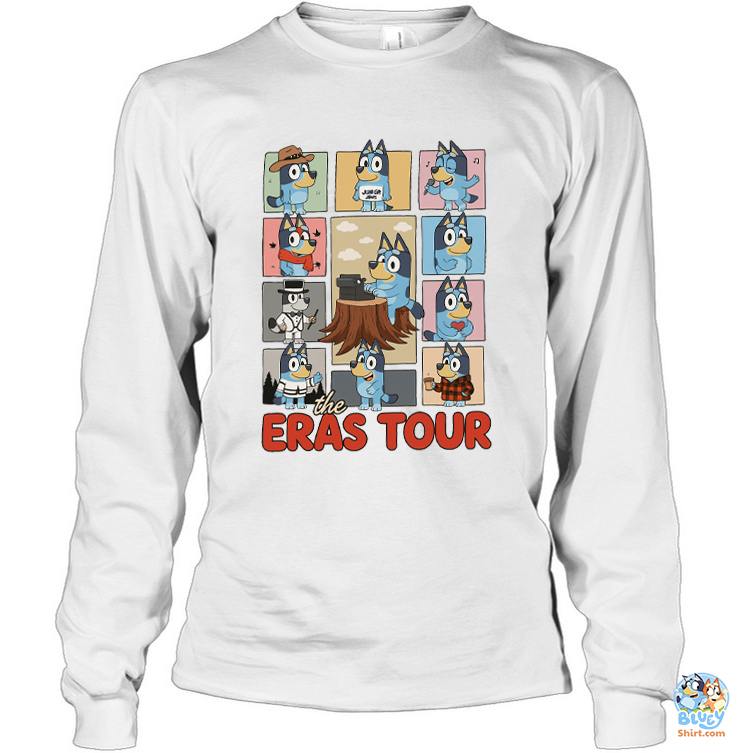 Bluey The Eras Tour Shirt, Hoodie, Sweatshirt, Long Sleeve 3 Bluey The Eras Tour Long Sleeve