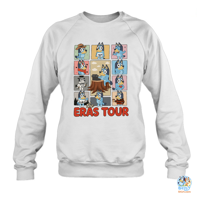 Bluey The Eras Tour Shirt, Hoodie, Sweatshirt, Long Sleeve 4 Bluey The Eras Tour SweatShirt