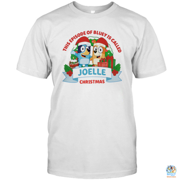 this episode of bluey is called christmas shirt