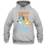 Bingo Bluey Shirt, Hoodie, Sweatshirt, Long Sleeve 4 Bingo and Bluey Hoodie