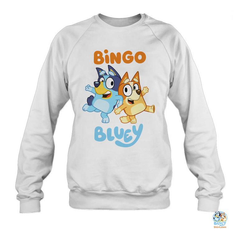 Bingo Bluey Shirt, Hoodie, Sweatshirt, Long Sleeve 3 Bingo and Bluey Sweatshirt