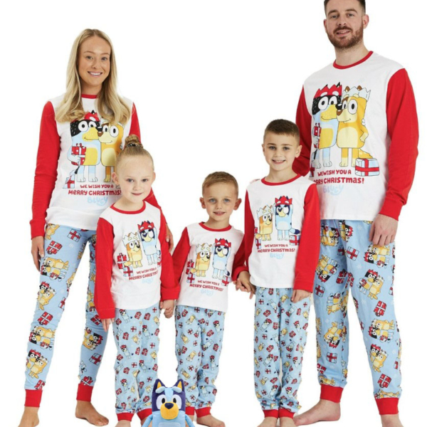 Bluey Christmas Pajamas Family Set