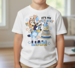 Boys Bluey Birthday Shirts For Family 1